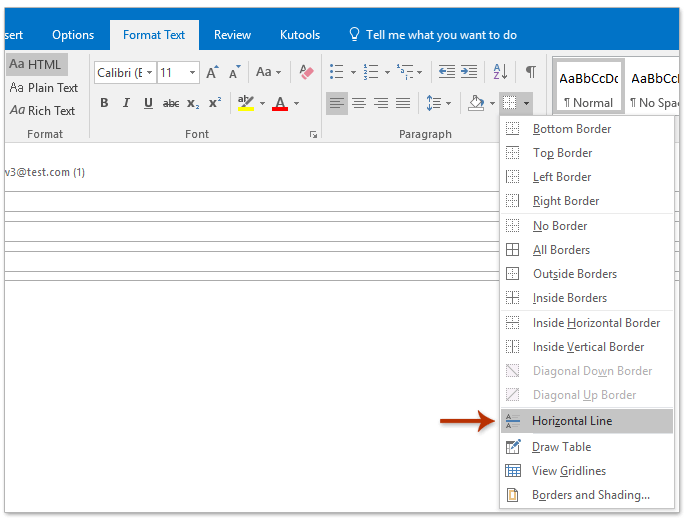 create a signature line in word for mac